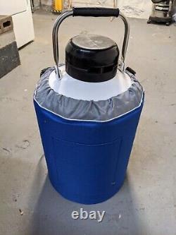 U. S. SOLID 6L Cryogenic Container Liquid Nitrogen LN2 Tank Dewar With Cover