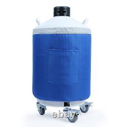 U. S. Solid 30L Cryogenic Container Liquid Nitrogen LN2 Tank With Wheels