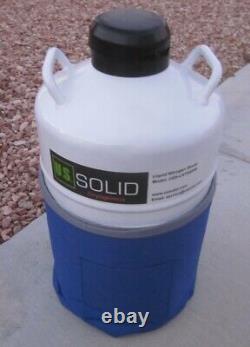 US Solid 20L Liquid Nitrogen Tank Dewar Cryogenic Container w Sleeve & Inserts