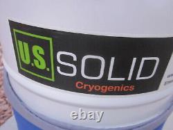 US Solid 20L Liquid Nitrogen Tank Dewar Cryogenic Container w Sleeve & Inserts