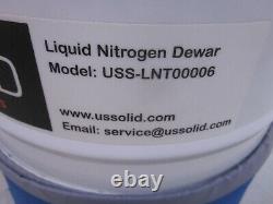 US Solid 20L Liquid Nitrogen Tank Dewar Cryogenic Container w Sleeve & Inserts