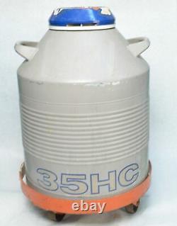 Union Carbide 35HC 35L Liquid Nitrogen Cryogenic Storage Tank Dewar 1