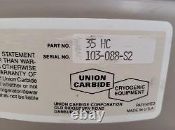 Union Carbide 35HC Liquid Nitrogen Cryogenic Storage Dewar (35L) Lab