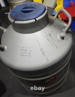 Union Carbide Linde Liquid Nitrogen Dewar Cryogenic Tank