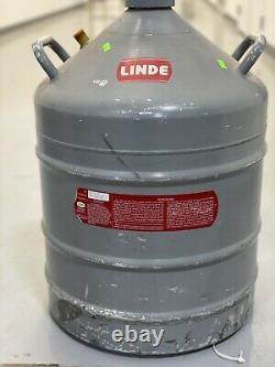 Union Carbide Linde Liquid Nitrogen Dewar Cryogenic Tank LR-31-MP