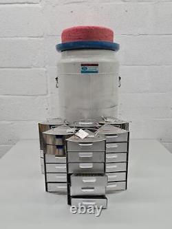 Union Carbide Liquid Nitrogen Refrigerator Storage Dewar Lab