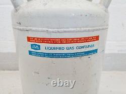 Union Carbide Liquified Gas Container Liquid Nitrogen Dewar Lab
