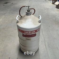 Union Carbide UC-50 Cryogenic Products Liquid Nitrogen Tank Container Dewar