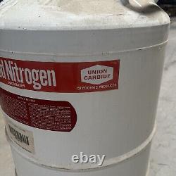 Union Carbide UC-50 Cryogenic Products Liquid Nitrogen Tank Container Dewar