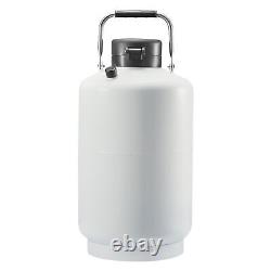 VEVOR Liquid Nitrogen Tank 10 L Aluminum Alloy LN2 Container Dewar 6 Canisters