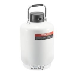 VEVOR Liquid Nitrogen Tank 6 L Aluminum Alloy LN2 Container Dewar 6 Canisters