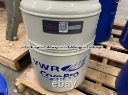 VWR CryoPro V-500 Cryo Dewar Vapor Shipper LN2 cryogenic liquid nitrogen 55709