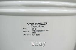 VWR Cryopro BR1 Liquid Nitrogen Dewar with Warranty SEE VIDEO