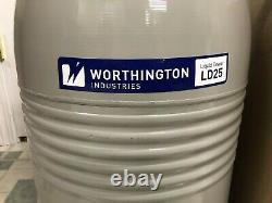 Worthington 25LDB Liquid Nitrogen Storage Dewar 25 L, 109 Day Static Hold