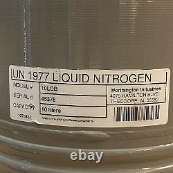 Worthington Industries LD10 10 Liter Liquid Nitrogen Dewar Tank