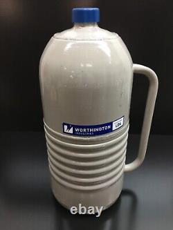 Worthington Industries PN 4LDB Dewar LD4 UN 1977 Liquid Nitrogen Can 4 Liters