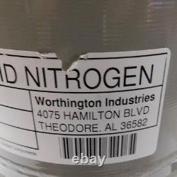 Worthington LD4 4-Liter Liquid Nitrogen Storage Dewar 10 Day Static Hold NO CAP