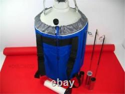 YDS-10 10L Cryogenic Liquid Nitrogen Container LN2 Tank Dewar With Straps si