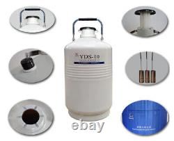 YDS-10 10L High Quality Liquid Nitrogen Container Cryogenic Tank Dewar