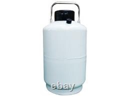 YDS-10-80 Cryo Liquid Nitrogen Container 10L Dewar Tank 10 Liter With 6 Canister
